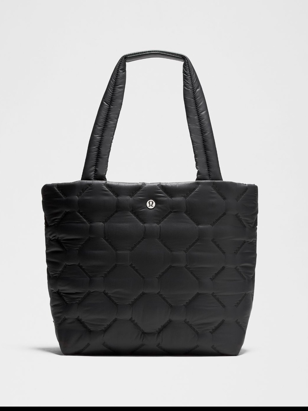 NWT lululemon athletica Black Quilted Puffer Tote